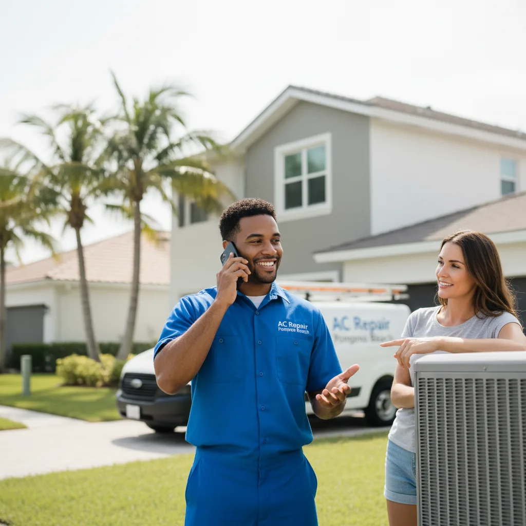 AC Repair Pompano Beach customer support in Holly Hill